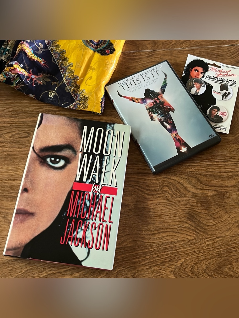 Moonwalk by Michael Jackson 1988 Hardcover Dust Jacket Stated 1st Edition Bundle